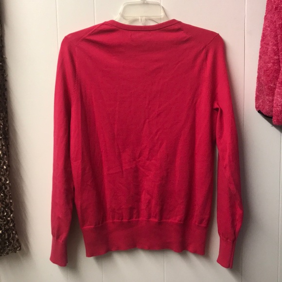 Land’s End, sz S, NWOT, Red, button-up sweater - Picture 2 of 8